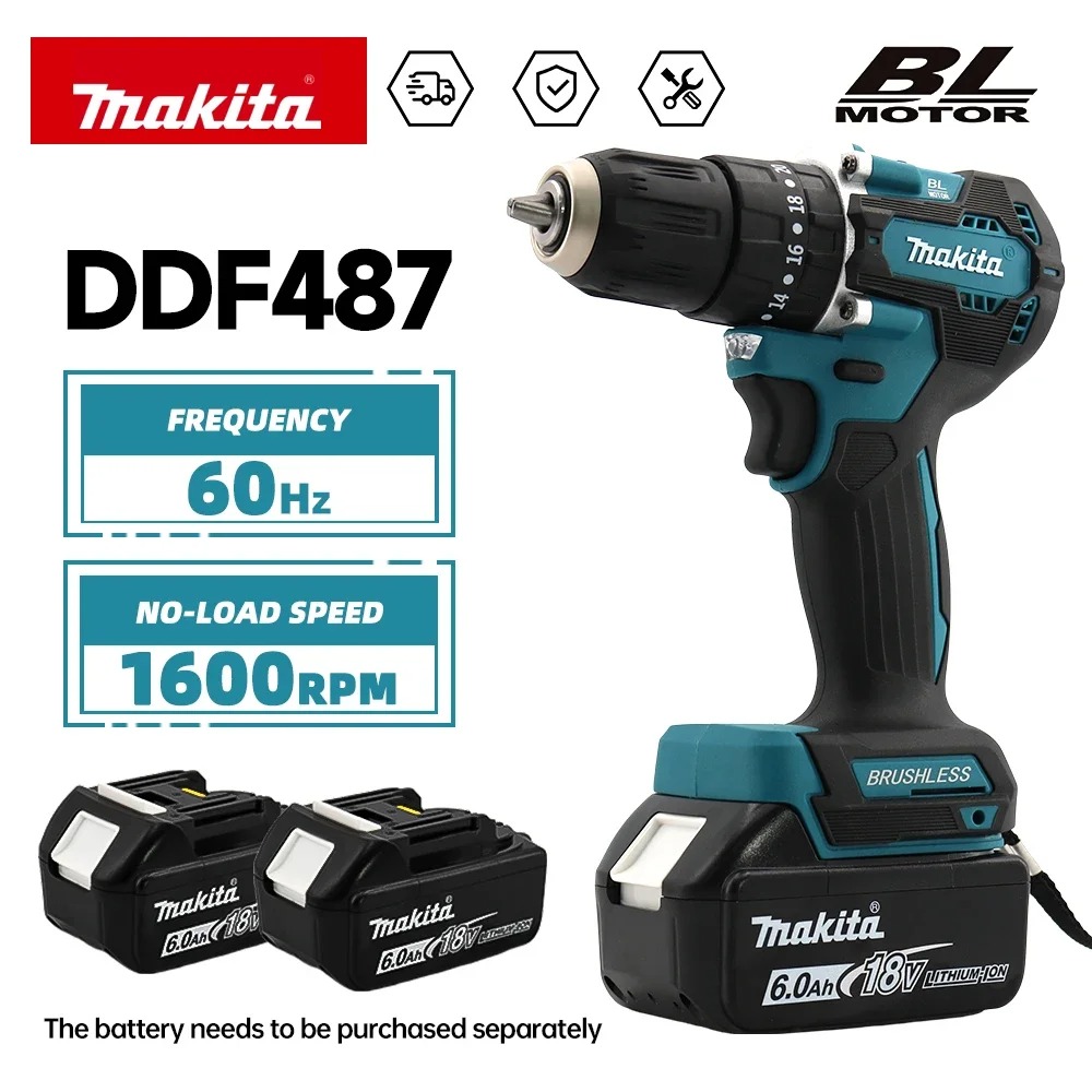 Makita Drill Ddf484 - Furadeira de Impacto Sem Fio Makita