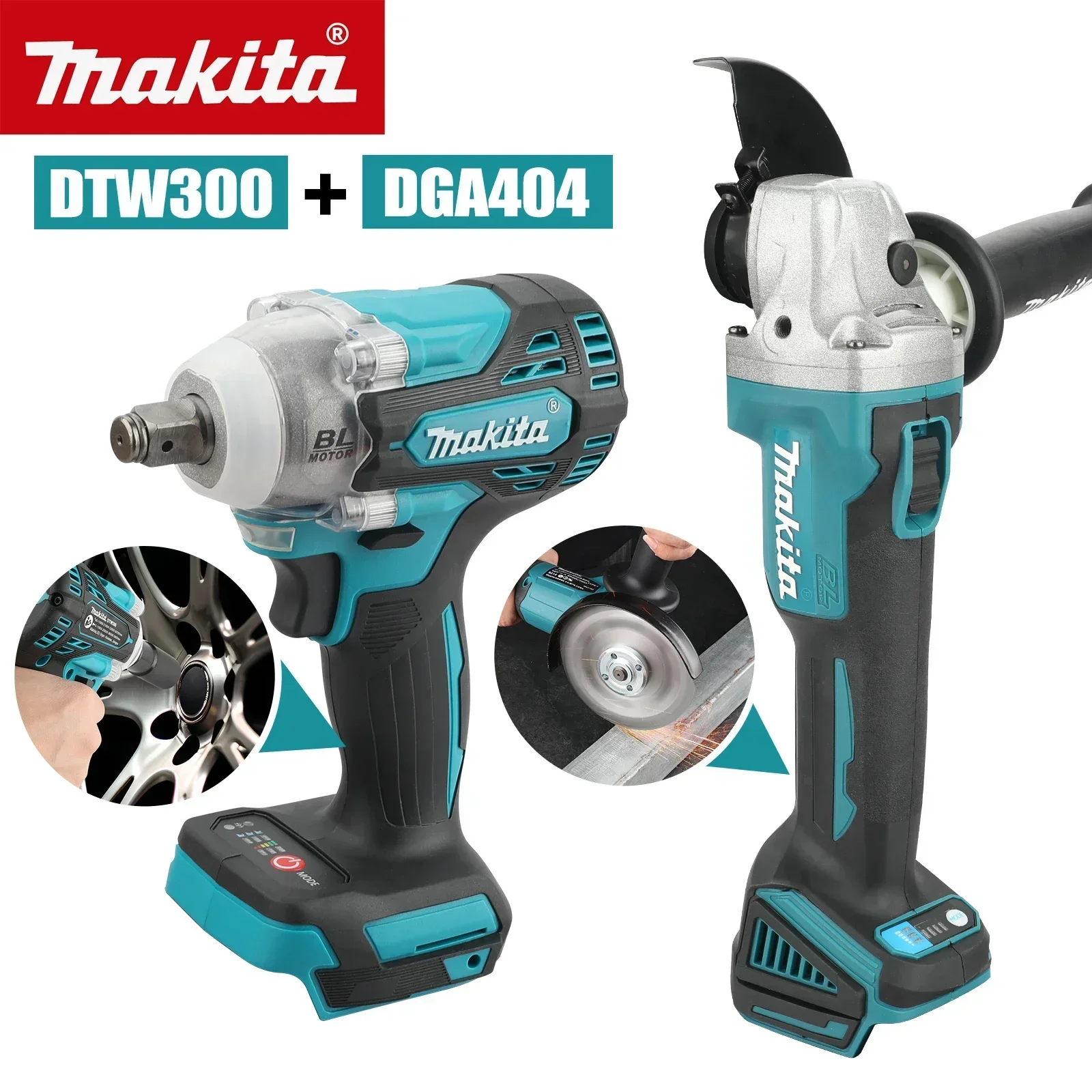 Makita Drill Dtw300 - Conjunto de Ferramentas Sem Fio Makita