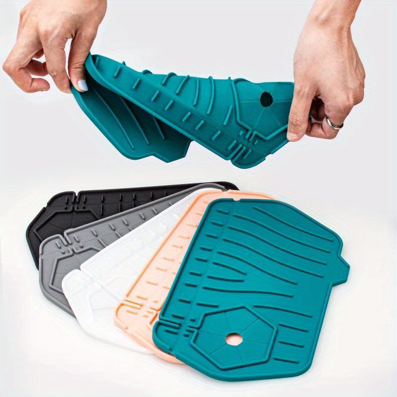 Silicone Tap Washer - Tapete de torneira dupla face, silicone,
