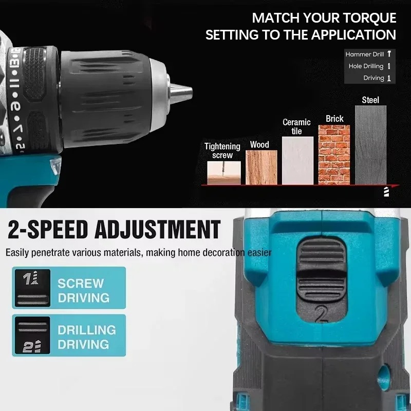 Furadeira de Impacto Sem Fio M - Makita Drill Ddf484 avaliação e preço