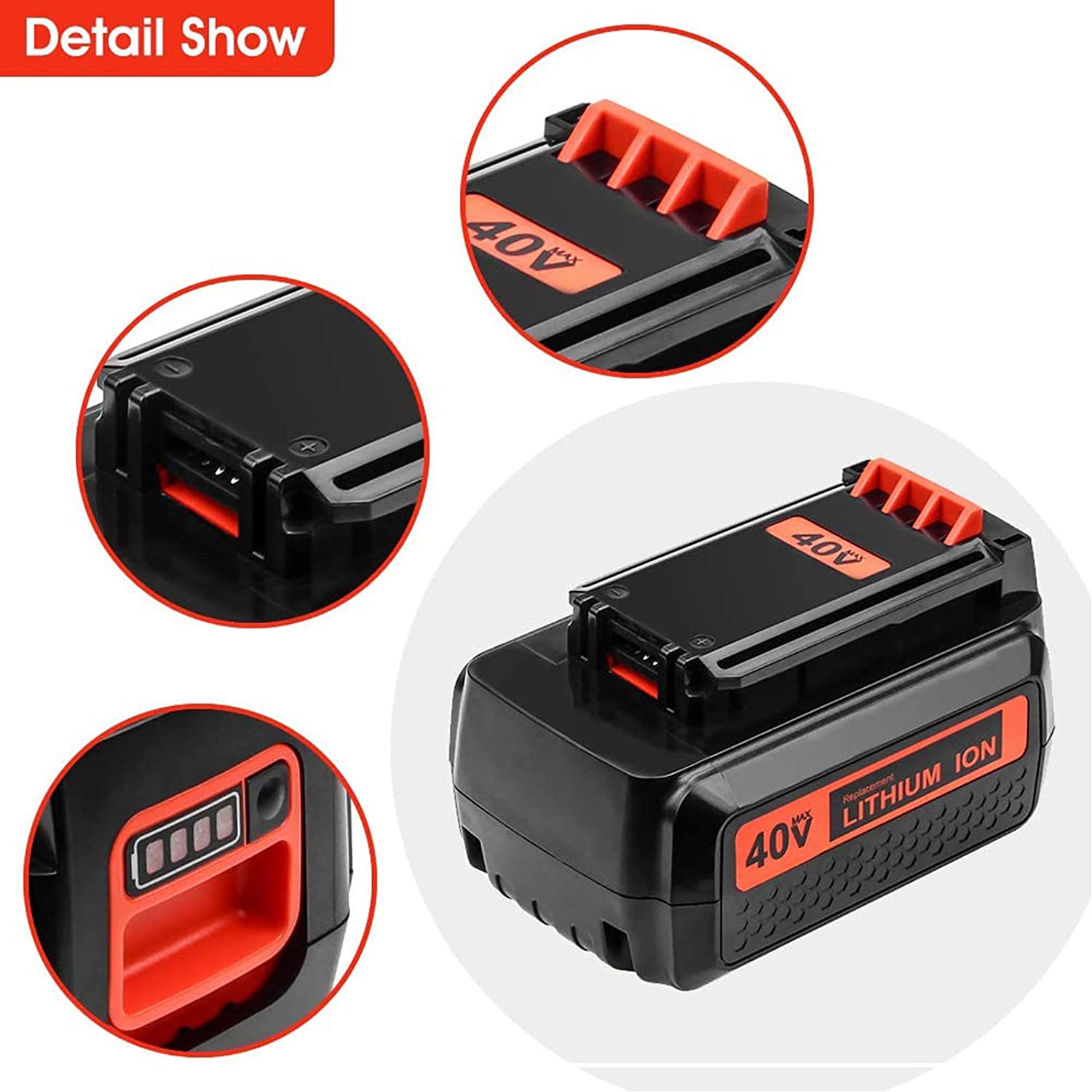 Bateria de substituição 36V/40 - Black+Decker Tool Cordless avaliação e preço