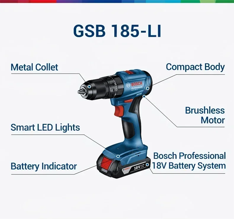 Furadeira de Impacto Sem Fio B - Bosch Drill Gsb 18V avaliação e preço