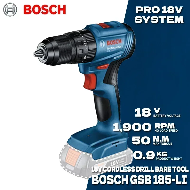 Furadeira de Impacto Sem Fio B - Bosch Drill Gsb 18V avaliação e preço