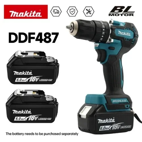 Furadeira Sem Fio Makita 100%  - Makita Drill Ddf484 avaliação e preço
