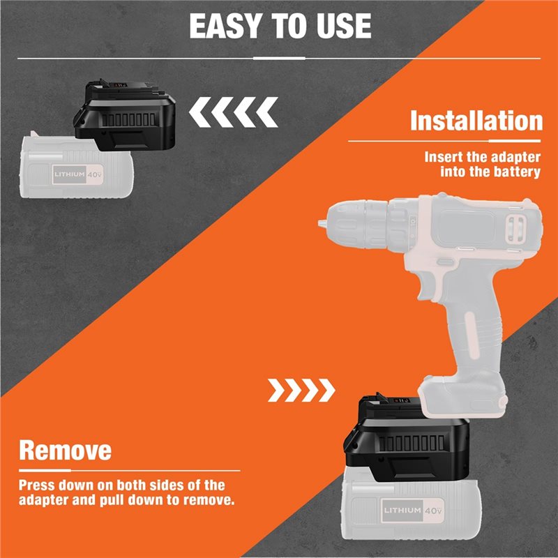 【RECOMENDAR】Adaptador de bater - Black+Decker Tool Cordless avaliação e preço